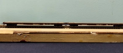 N Scale BLMA Missouri Pacific 60' Flat Car With Eagle Buzzsaw - Image 1 of 3