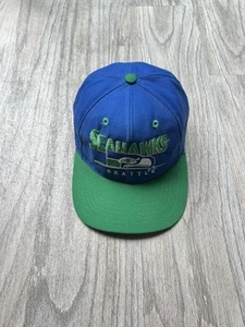 Vintage Herren Seattle Seahawks Spellout Team NFL Mütze 90s Snapback - Bild 1 von 4