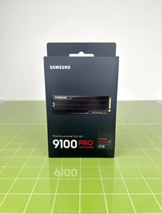 NEW - Samsung 9100 PRO 2TB with Heatsink Internal SSD PCIe Gen 5x4 [MZ-VAP2T0] - Imagen 1 de 3