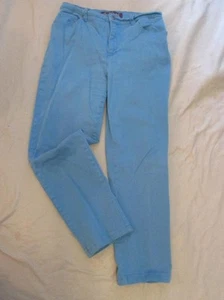 Jeans Ref Talla 10 Gloria Vanderbilt Amanda Azul Elastizado Algodón Blen Entrepierna 27" - Imagen 1 de 6