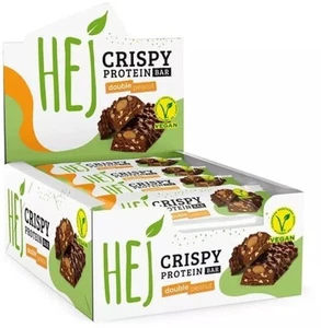 HEJ Crispy VEGAN PROTEIN BAR - Double Peanut ERDNUSS 12-1=11x45g MHD 04.06.2025 - Bild 1 von 4