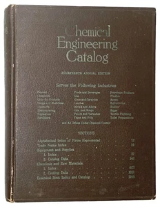 HUGE Machinery Manufacturers Laboratory Chemicals Supplies Catalog 1929 - Picture 1 of 6