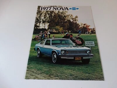 Chevrolet Nova 1977 original concesionario sala de exposición folleto catálogo folleto Foto 1 de 2