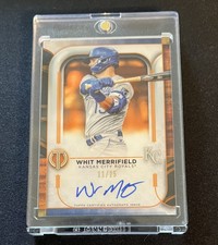 2022 TOPPS TRIBUTE WHIT MERRIFIELD SSP Orange On Card Auto 11/25 Royals 🔥