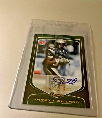 2009 Bowman Draft Picks Rookie Auto Jarett Dillard #142 Rookie Auto RC - Image 1 of 2