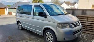 VW T5 Caravelle (Multivan) UK RHD Manual 174bhp 2.5 7-seater dayvan campervan - Picture 1 of 14