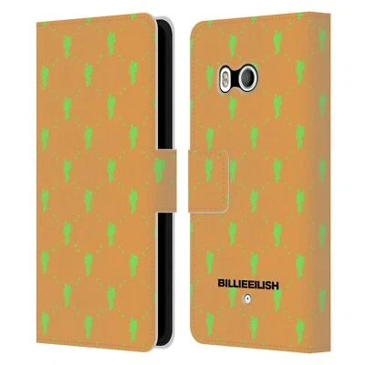 OFFICIAL BILLIE EILISH KEY ART LEATHER BOOK WALLET CASE COVER FOR HTC PHONES 1 - Image 1 of 4