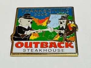 Outback Steakhouse cappello bavero spilla spilla ringraziamento Turchia pellegrino specchio 2006 - Foto 1 di 2