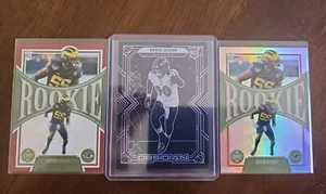 David Ojabo 2022 Legacy Red #/299 & Silver, Obsidian #/100 RCs Baltimore Ravens  - Bild 1 von 7