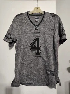 Dak Prescott #4 Cowboys-Nike On Field Jersey-Unisex Womens/Youth Medium-Gray-NWT - Picture 1 of 10