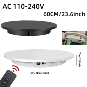 Jewelry Show Holder 60CM Display Stand Remote Electric Turntable 45-120Sec/rev - Picture 1 of 12
