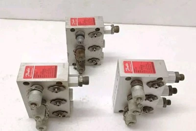 A LOT OF 3 PCS DANFOSS MBV 5000 1311 061B7002 PRESSURE TEST VALVE 0-180 BAR - Image 1 of 4