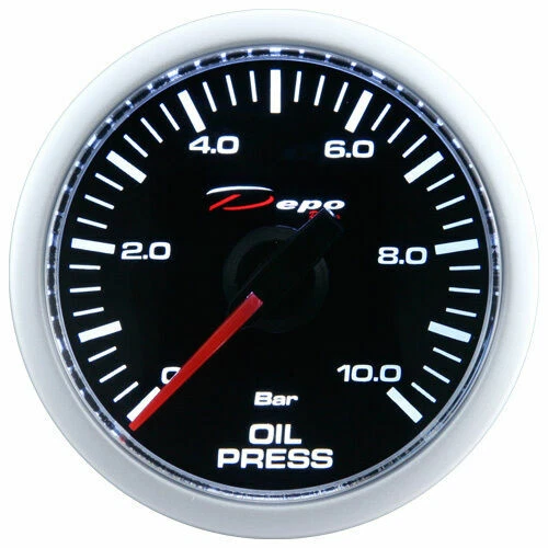 DEPO RACING Manometro Pressione Turbo Meccanico 3 Bar (CSM-MW5201B-3BAR)