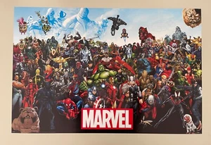 MARVEL HEROES, X-MEN, HULK, CAPTAIN AMERICA, LIZENZIERTES POSTER 2010’s - Bild 1 von 12