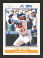 2022 Topps 582 Montgomery Club Set 4   Jose Altuve #13 Houston Astros
