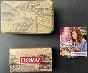 1996 Doral Cigarette Match Box Collectible Tin “Welcome To Tobaccoville NC” - Picture 1 of 5