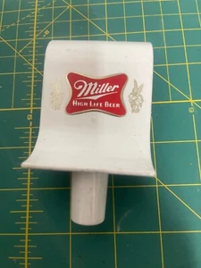 Vintage Miller High Life Bier Zapfhahn Griff Plastis einzigartige Form 41/4" - Bild 1 von 10