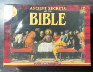 Ancient Secrets of the Bible Collectors Edition 10 Video Box Set VHS Tape Lot - Picture 1 of 2