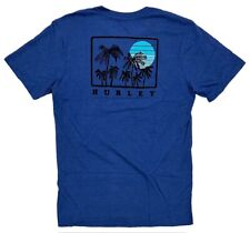 Hurley Men's Everyday Regrind Sunsesh Tropical Palm Trees Tee T-Shirt