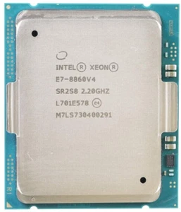 Intel Xeon E7-8860 v4 SR2S8 2.20 - 3.20 GHz, 45 MB, 18 Core, LGA2011-1, 140W CPU - Picture 1 of 1