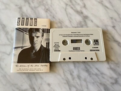 Sting The Dream Of The Blue Turtles CASSETTE Tape 1985 A&M CS 3750 The Police - Image 1 of 3