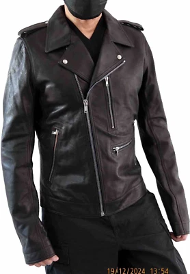 Rick Owens BNWT Black Tecualt Stooges Calf Leather Jacket- EU52/US42/XL (XL-) - image 1 of 4