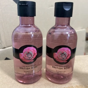 The Body Shop British Rose Shower Gel 250ml Discontinued X 2 - Picture 1 of 2