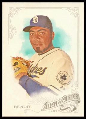 2015 Topps Allen and Ginter #323 Joaquin Benoit San Diego Padres - Image 1 of 2