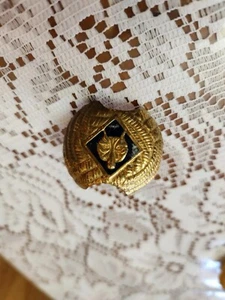 Boy Scouts of America BSA Cub WOLF Halstuch Clip Bolo Slide Schal Vintage - Bild 1 von 2