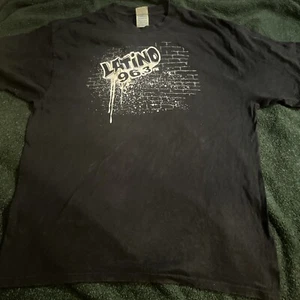 vintage 90’s 00’s Latino 96.3 Radio Station T-Shirt XL Los Angeles - Picture 1 of 7