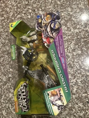 NUEVO-Teenage Mutant Ninja Turtles Rhino Chopper Out of the Shadows 2016 Playmates Foto 1 de 4
