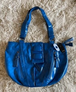 Brand New Juno Designs Blue Handbag. - Picture 1 of 3