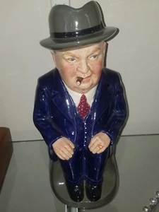 JARRA ROYAL DOULTON GREETINGS ACANTILADO CORNELL FAMOSA CORNELL FLUXES CLEVELAND TOBY - Imagen 1 de 3