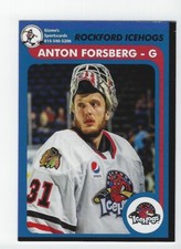 Anton Forsberg 2018-19 Rockford IceHogs (goalie)