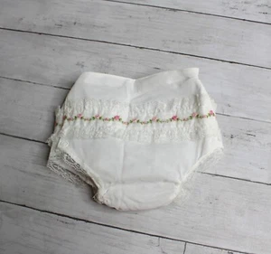 Alexis Vintage Baby Mädchen Rumba Spitze Höschen 13-18 Pfund Rosen Kunststoff Windelhülle - Bild 1 von 12