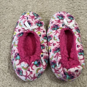 Girls Trolls Pajama Slippers Size 12/13 - Picture 1 of 3