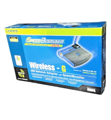 Cisco Linksys WUSB54G Wireless-G USB Wireless Network Adapter Card  - Image 1 of 4