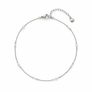 Leonardo anklet Navina Ciao anklet jewelry stainless steel glass bead 025017 - Picture 1 of 4