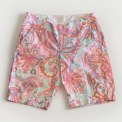 Lilly Pulitzer The Chipper abanico corto mar 9,5” entrepierna para mujer 4 Foto 1 de 4