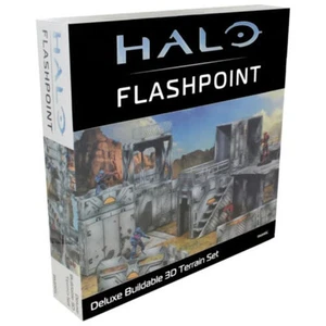 Halo Flashpoint Deluxe baubares 3D-Gelände-Set brandneu kostenloser Versand USA - Bild 1 von 2