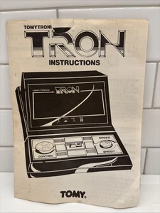 Juego electrónico TOMY TRONIC TRON 1981 manual solo instrucciones - Imagen 1 de 10