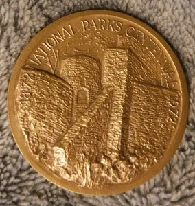 National Parks Centennial Virgin Islands Annaberg Sugar Plantation Medal 1972 - Picture 1 of 5