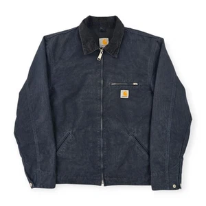 Carhartt WIP Detroit Bomber Jacket Black Men's Large - Picture 1 of 9