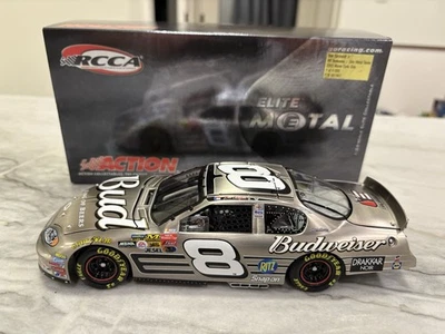 Dale Earnhardt Jr 2003 Budweiser metal cepillado Elite Nascar 1/24 acción diecast Foto 1 de 4