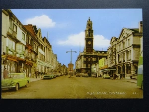 Essex Colchester HIGH STREET showing HIPPODROME c1970s Postcard by Frith - Picture 1 of 3