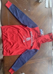 St. Louis Cardinals Nike Youth Authentic Collection Performance Pullover Hoodie - Picture 1 of 3