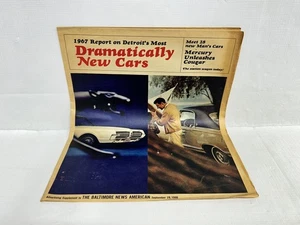 Folleto de ventas desplegable original Mercury 1967 - Baltimore News American - Imagen 1 de 4