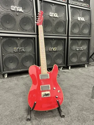 Fender Special Edition Custom Telecaster FMT HH Guitar - Crimson Red Transparent - Image 1 of 4