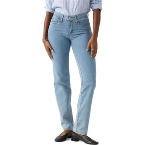 Levi's 314 Shaping Straight Leg Jean Stellar Stretch Mid Rise Women Size 31 NWT - Picture 1 of 11