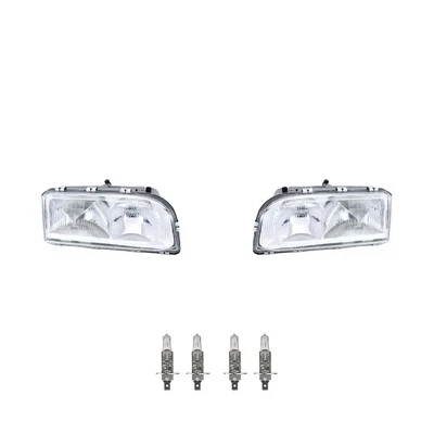 Scheinwerfer Set Halogen HSW passend für Volvo 850 93-96 mit H1 H1 Links Rechts - Bild 1 von 4
